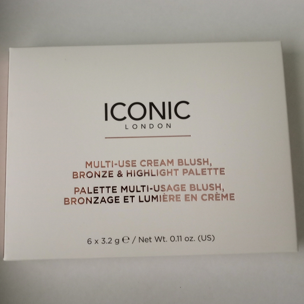 ICONIC London Multi-Use Cream Blush Bronze and Highlight Palette NIB - Picture 4 of 7